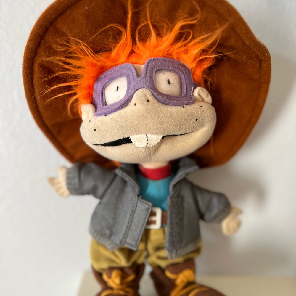 Vintage 1998 Rugrats Chuckie Plush Doll